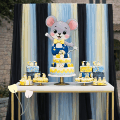 Στολισμός βάπτισης Θεσσαλονίκη Charming Little Mouse Μικρές λεπτομέρειες που κάνουν τη στιγμή αξέχαστη.