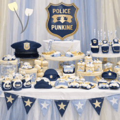 Στολισμός βάπτισης Θεσσαλονίκη Police Little Officer Για τους μικρούς μας ήρωες που κλέβουν την παράσταση 💫