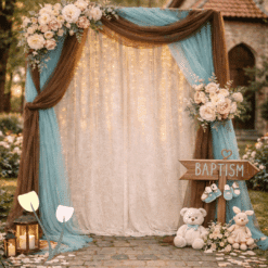 Στολισμός βάπτισης Θεσσαλονίκη Heavenly Grace-A Touch of Elegance