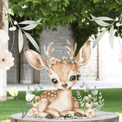 Στολισμός βάπτισης Θεσσαλονίκη Little Deer Tale Απαλός, φωτεινός και γεμάτος συναίσθημα.